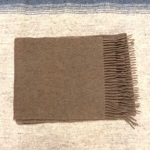 100% Cashmere Scarf Tan/Brown